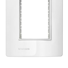 Placa 3 Postos 4x2 - Soprano Revita - Branco
