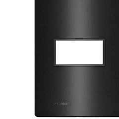 Placa 1 Posto 4x2 - Soprano Revita Carbono
