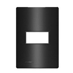 Placa 1 Posto 4x2 - Soprano Revita Carbono