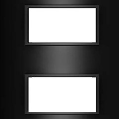 Placa 2 Postos 4x2 Afastado - Soprano Revita Carbono