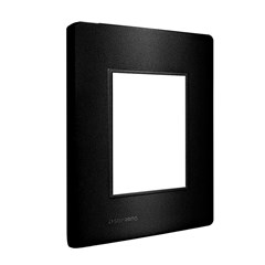 Placa 3 Postos 4x2 - Soprano Revita Carbono