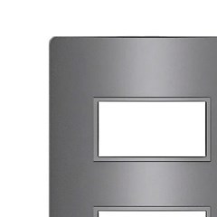 Placa 2 Postos 4x2 - Soprano Afastado Revita Con