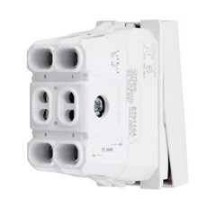 Módulo Interruptor Simples Duplo 10a Orion Branca - Schneider