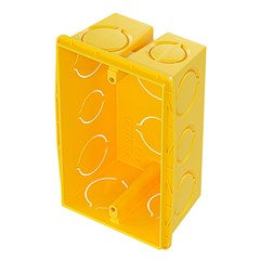 Caixa 4x2 Pvc Amarela - Fortlev