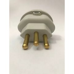 Adaptador Pino 3p Chato 20a 250v Cinza - Ilumi