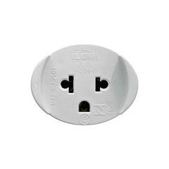 Adaptador Pino 2p+T Bipolar 10a 250v Cinza - Ilumi