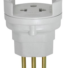 Adaptador Pino 2p+T Bipolar 10a 250v Cinza - Ilumi