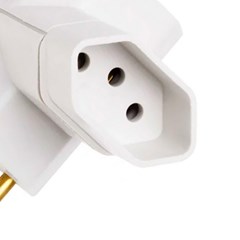 Plug T 2p+T 10a 250v Branco - Ilumi
