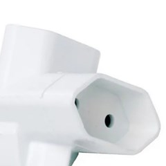 Plug T 2P 10A 250V Branco - Ilumi