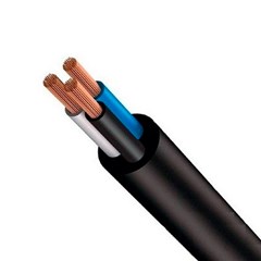Cabo Flex PP 3x4,00mm² 0,6/1kv 90° Preto por Metro - Cobrecom