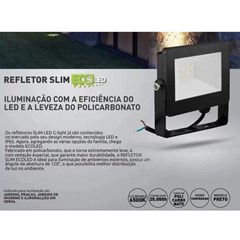 Refletor Led 50w 6500k Bivolt - G-Light