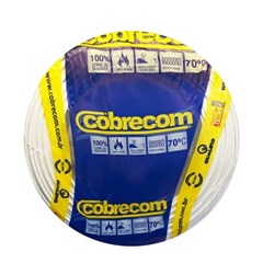 Cabo Flex 2,5mm² 750v 70° Branco - Cobrecom