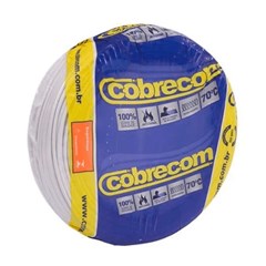 Cabo Flex 2,5mm² 750v 70° Branco - Cobrecom