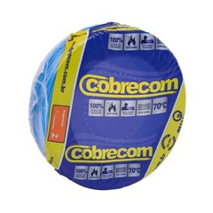 Cabo Flex 6,00mm² 750v 70° Azul Com 100  Metros - Cobrecom