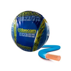 Cabo Flex 6,00mm² 750v 70° Azul Com 100  Metros - Cobrecom