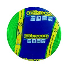 Cabo Flex 6,00mm² 750v Verde 100m - Cobrecom