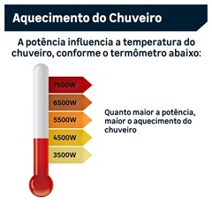 Chuveiro Acqua Storm 6800W 220V Branco - Lorenzetti