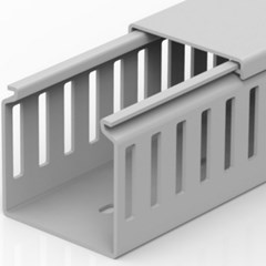 Canaleta Semi-Aberta 50x30x2000mm Cinza - Enerbras