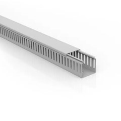 Canaleta Semi-Aberta 50x30x2000mm Cinza - Enerbras