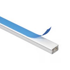 Canaleta Adesiva Fechada 50x20x2000mm Cinza - Enerbras