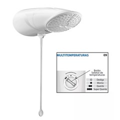 Chuveiro Ducha Top Jet Multitemperaturas 6400w 220v - Lorenzetti