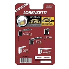 Resistência Acqua Ultra 6800W 220V - Lorenzetti