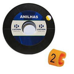 Anilha Marcacao C/100 (N° 2) 0,75-1,5mm - Lukma