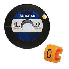Anilha Marcacao C/100  (N° 0) 2,5-4,00mm² - Lukma