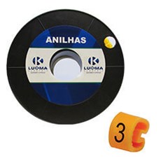 Anilha Marcacao C/100 (N° 3) 2,5-4,00mm² - Lukma