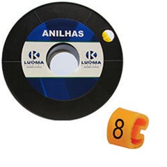 Anilha Marcacao C/100 (N° 8) 2,5-4,00mm² - Lukma