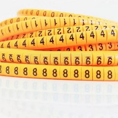 Anilha Marcação 2,5-4,00mm² N° 8 - Lukma