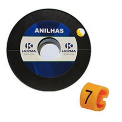 Anilha Marcacao C/100 (N° 7) 2,5-4,00mm² - Lukma