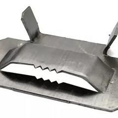 Fecho Dentado Inox P/Fita De Aço 3/4” - Aiedem