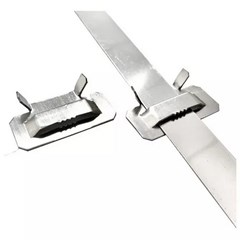 Fecho Dentado Inox P/Fita De Aço 3/4” - Aiedem