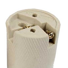 Bocal Porcelana E-27 4a - Decorlux