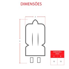 Lâmpada Luxpin Led 4w G9 2400k 220v - Avant