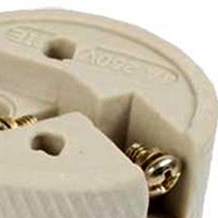 Bocal Porcelana E-40 Liso 16a - Decorlux