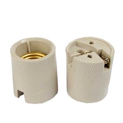 Bocal Porcelana E-40 Liso 16a - Decorlux