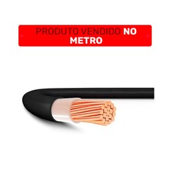 Cabo Rígido 6mm² 0,6/1KV 90° Preto - Sil