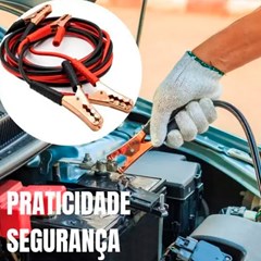 Cabo Transferência Carga 300a 10mm² 3,5m - Foxlux