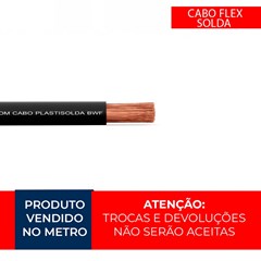 CABO FLEX SOLDA 50MM 100V 70 PT