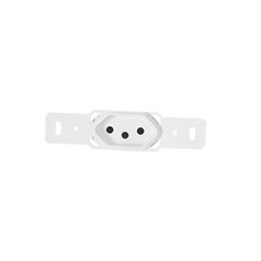 Tomada 2p+T 20a Vertical S/Placa Branca - Mec-Tronic
