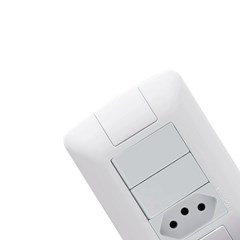 Interruptor Duplo + Tomada 20A Aria - Tramontina