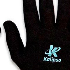 Luva Helanca Pro Pigmentada Tam. 08 Preta - Kalipso