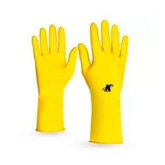 Luva Latex Kal Tam. 08-M Amarela - Kalipso