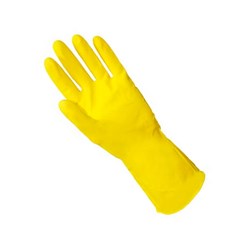 Luva Latex Light Tam. 08-M Amarela - Kalipso