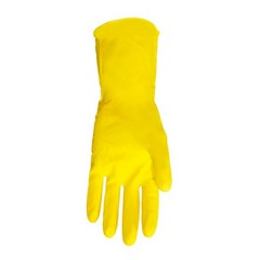 Luva Latex Light Tam. 08-M Amarela - Kalipso