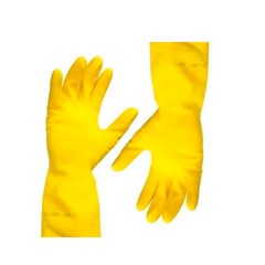 Luva Latex Light Tam. 08-M Amarela - Kalipso