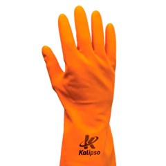 Luva Latex Orange Tam. 08-M Amarela - Kalipso
