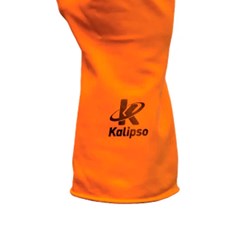 Luva Latex Orange Tam. 08-M Amarela - Kalipso
